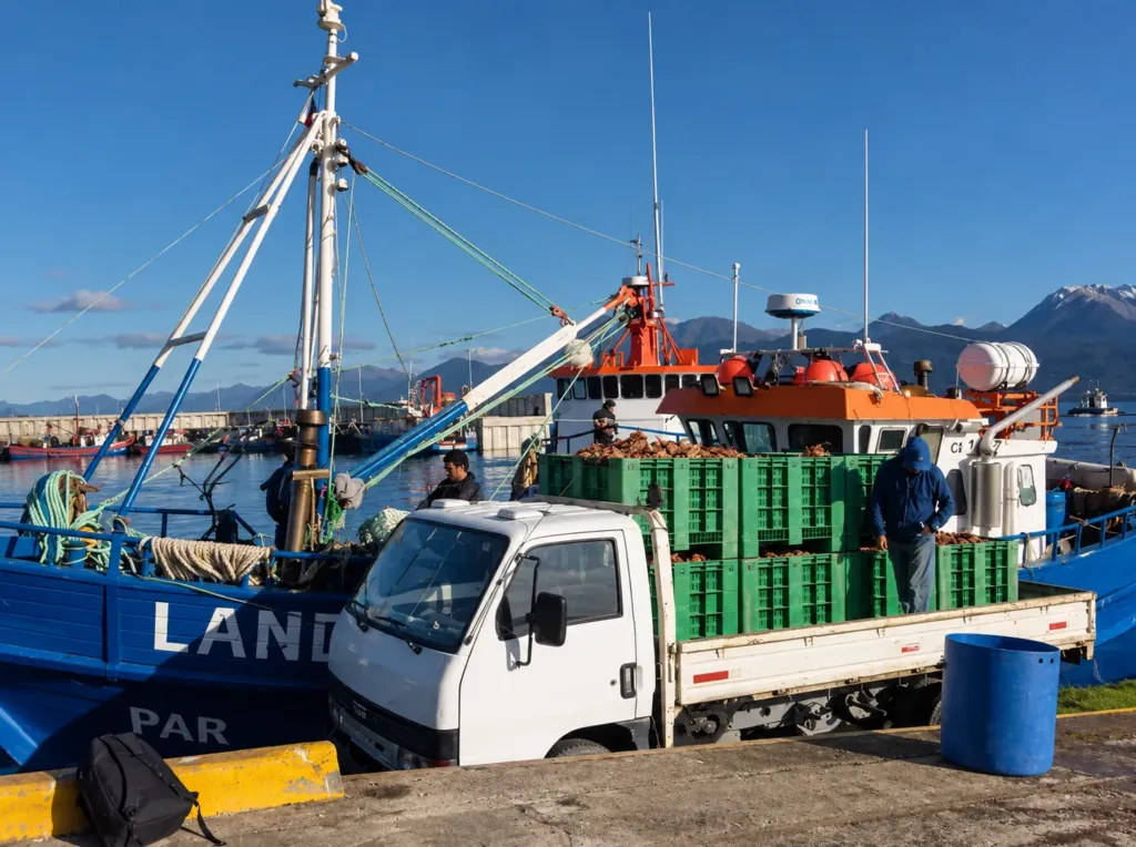 Descarga de producto en puerto